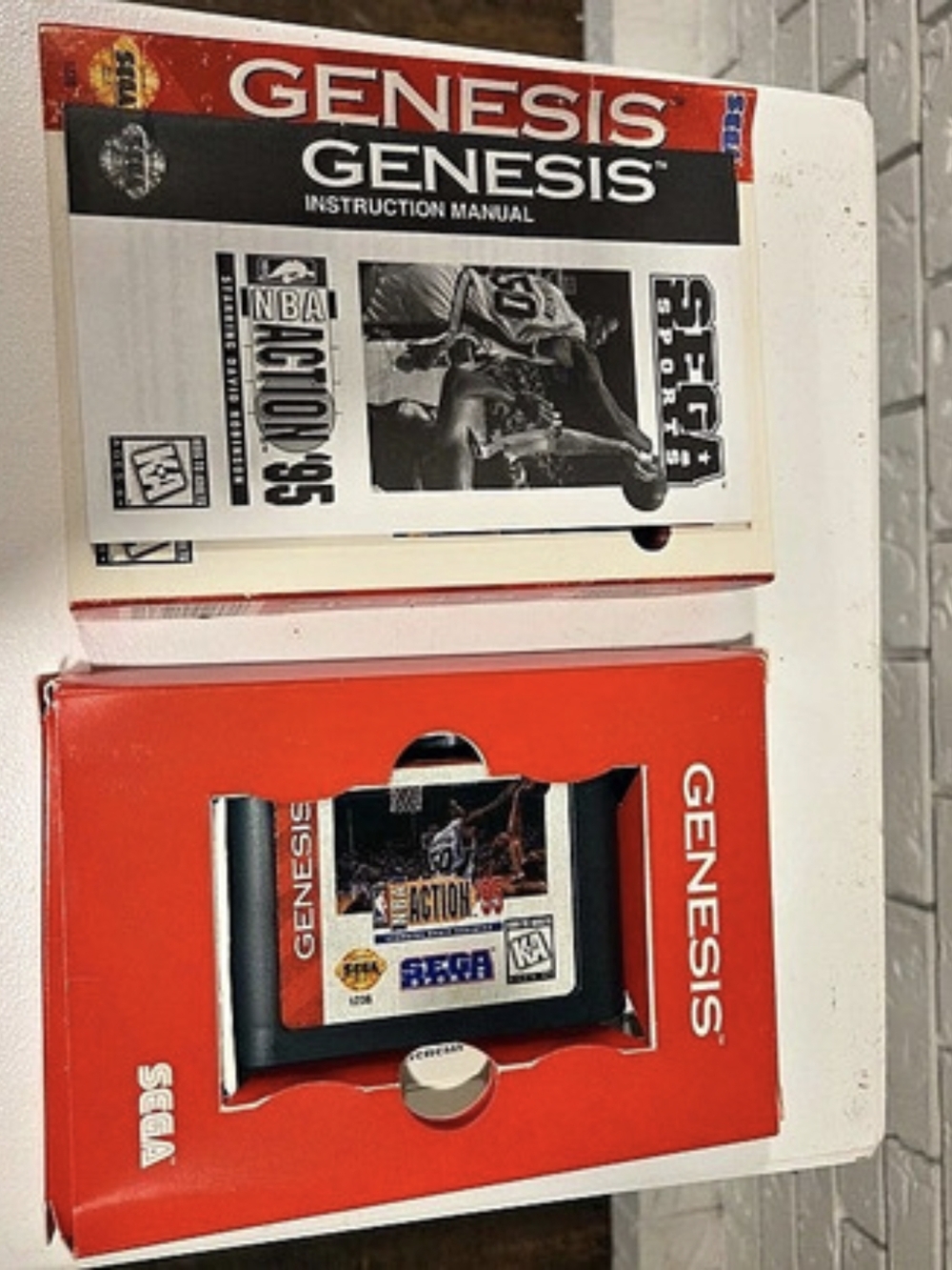 SEGA NBA Action '95 Starring David Robinson Genesis Game - Picture 3 of 5